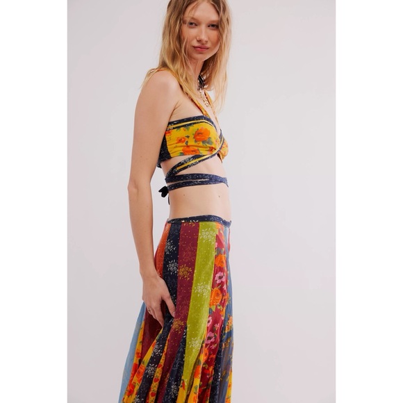 Free People Piper Mixed Media Patchwork Pieced Set - Picture 5 of 11